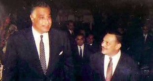 جمال عبد الناصر وسامي شرف